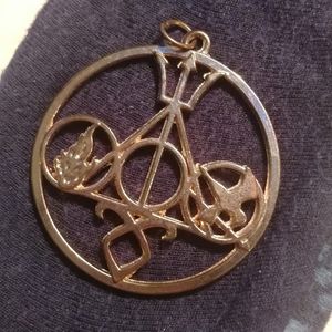 Book Lover's Necklace Pendant